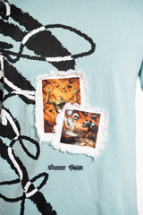 Feed Trap – Oversized Green Cotton Tee