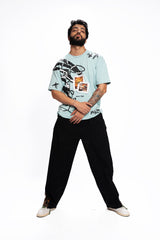 Feed Trap – Oversized Green Cotton Tee