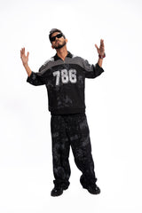 Kattar Karachi Story – 786 Oversized Zipper Tee