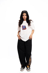 Portal of Nostalgia – White Oversized Tee Women