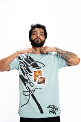 Feed Trap – Oversized Green Cotton Tee