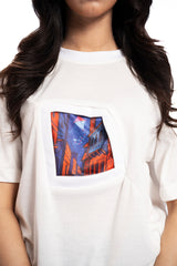 Portal of Nostalgia – White Oversized Tee Women