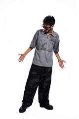 Postcard Tickets from Pakistan – Grey Edition Cotton Shirt