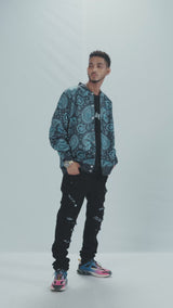 Paisley Bomber Jacket