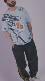 Feed Trap – Oversized Green Cotton Tee