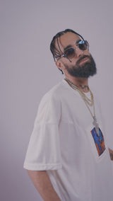 Portal of Nostalgia – White Oversized Tee