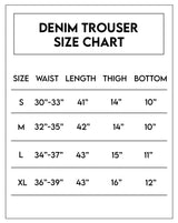 Night Sketch – Wide Leg Black Denim