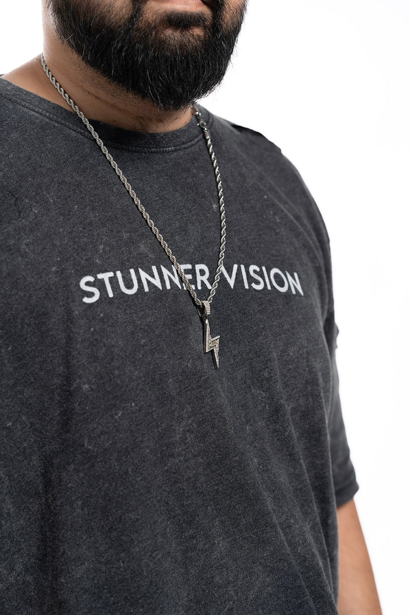 SV ELEVATED RIPPED | Stone Wash Oversized T-Shirt