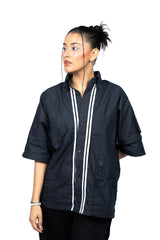 Streetwise Blue Utility Down Shoulder Shirt