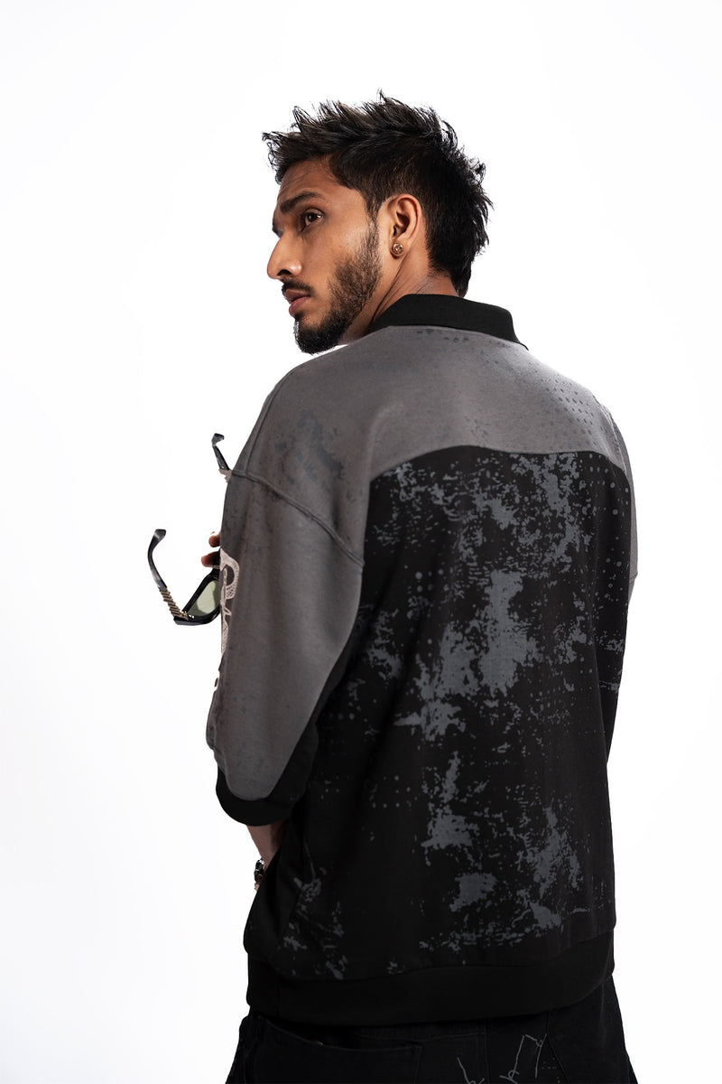 Kattar Karachi Story – 786 Oversized Zipper Tee