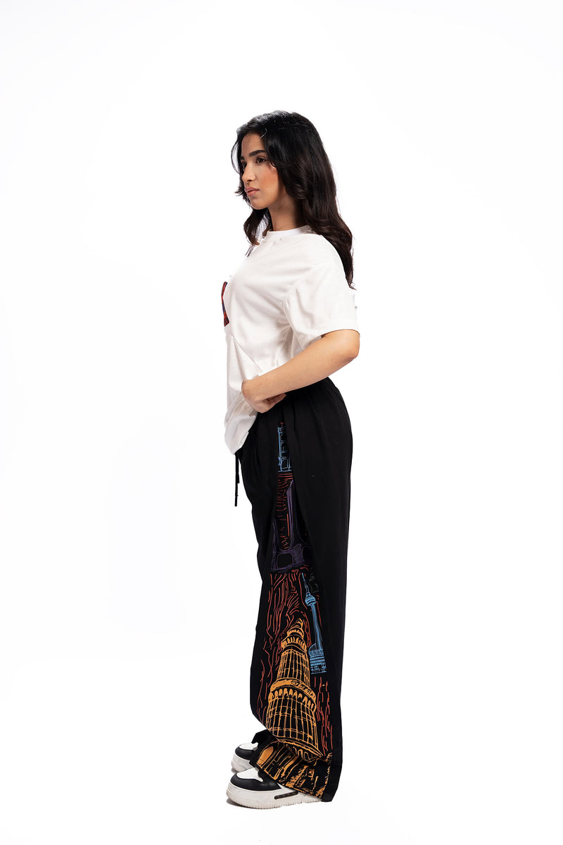 Portal of Nostalgia – White Oversized Tee Women