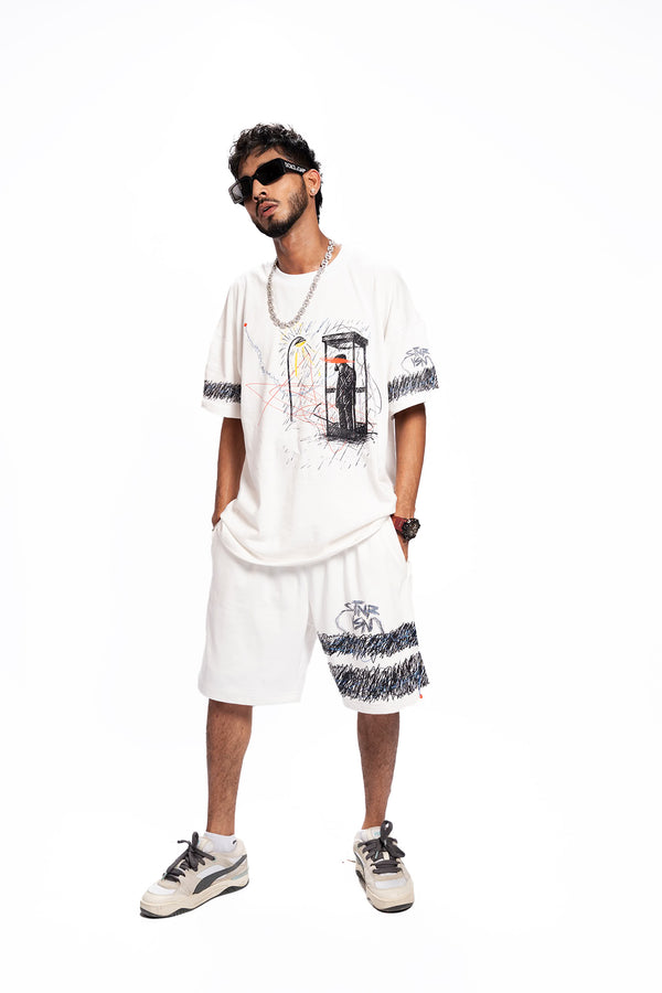 Midnight Booth – Co-Ord Set White